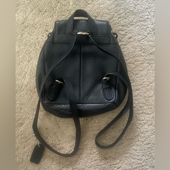 Authentic Black coach drawstring backpack - Picture 2 of 2
